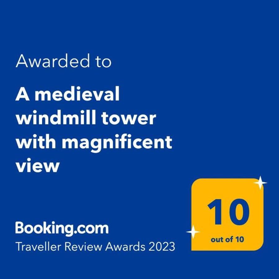 A Medieval Windmill Tower With Magnificent View Rhodes City Extérieur photo